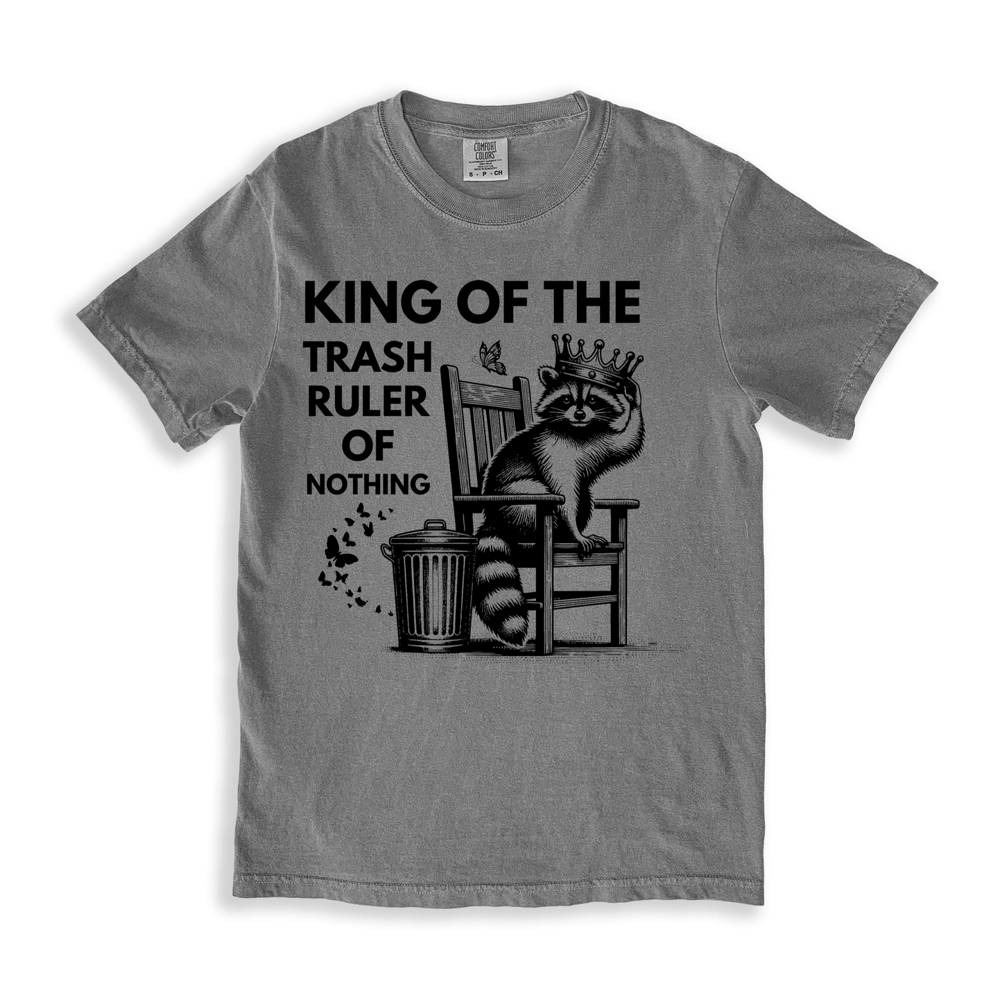 King Of The Trash Ruler Of Nothing T-shirt - Grey
