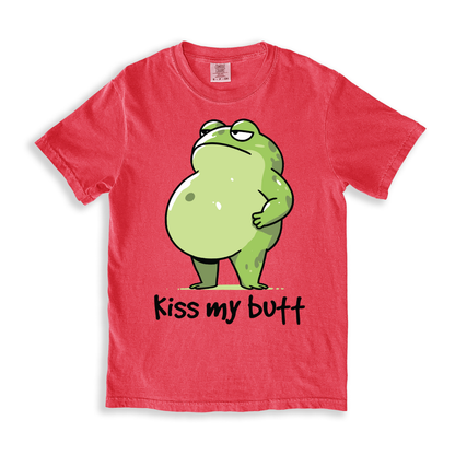 Kiss My Butt T-shirt - Watermelon