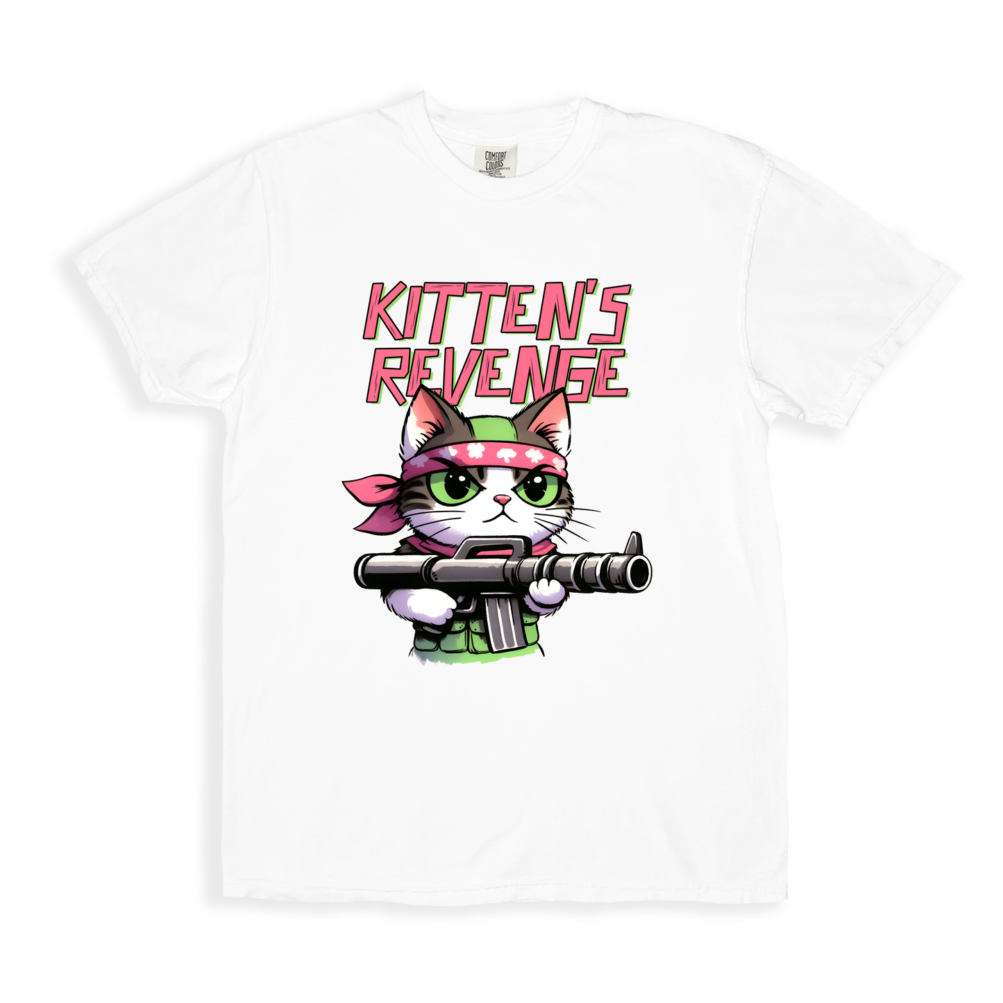 Kitten_s Revenge(1) T-shirt - White