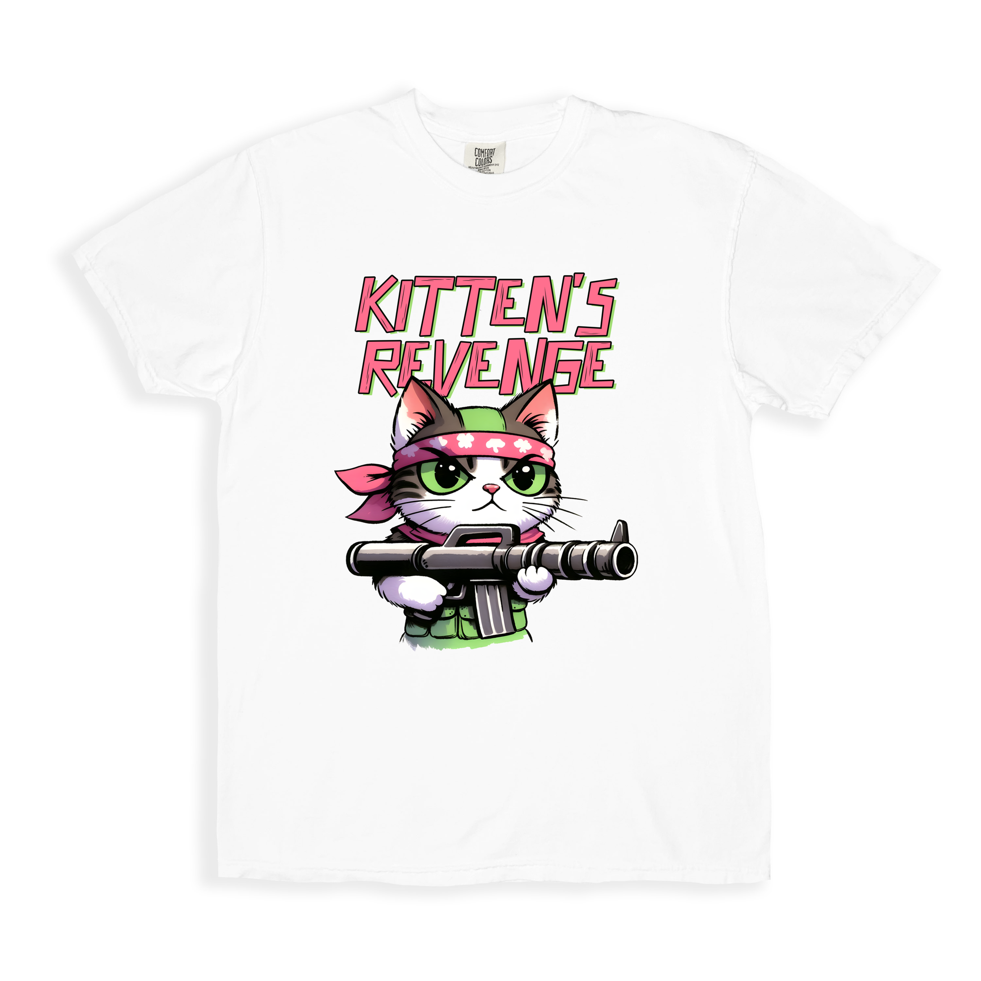 Kitten_s Revenge(1) T-shirt - White