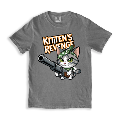 Kitten_s Revenge T-shirt - Grey