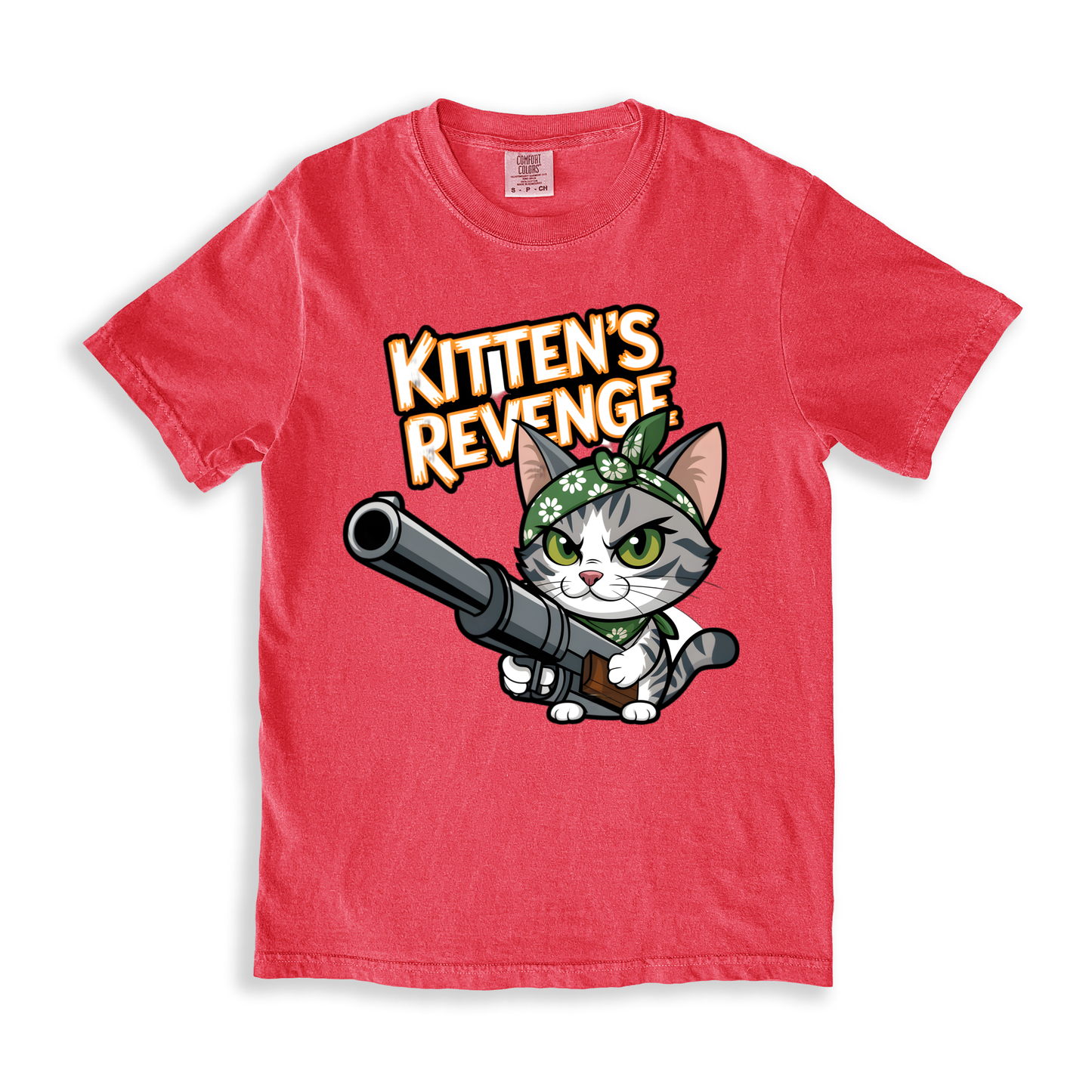 Kitten_s Revenge T-shirt - Watermelon