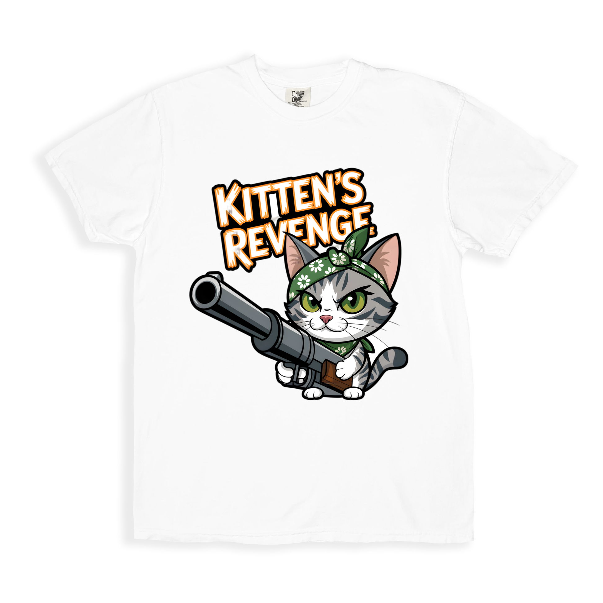 Kitten_s Revenge T-shirt - White
