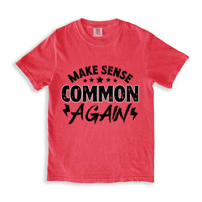 Make Sense Common Again(1) T-shirt - Watermelon