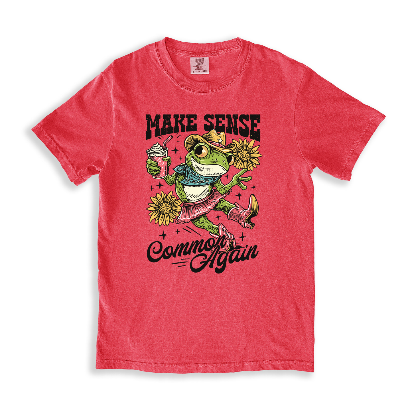 Make Sense Common Again T-shirt - Watermelon