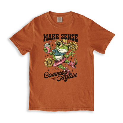 Make Sense Common Again T-shirt - Yam