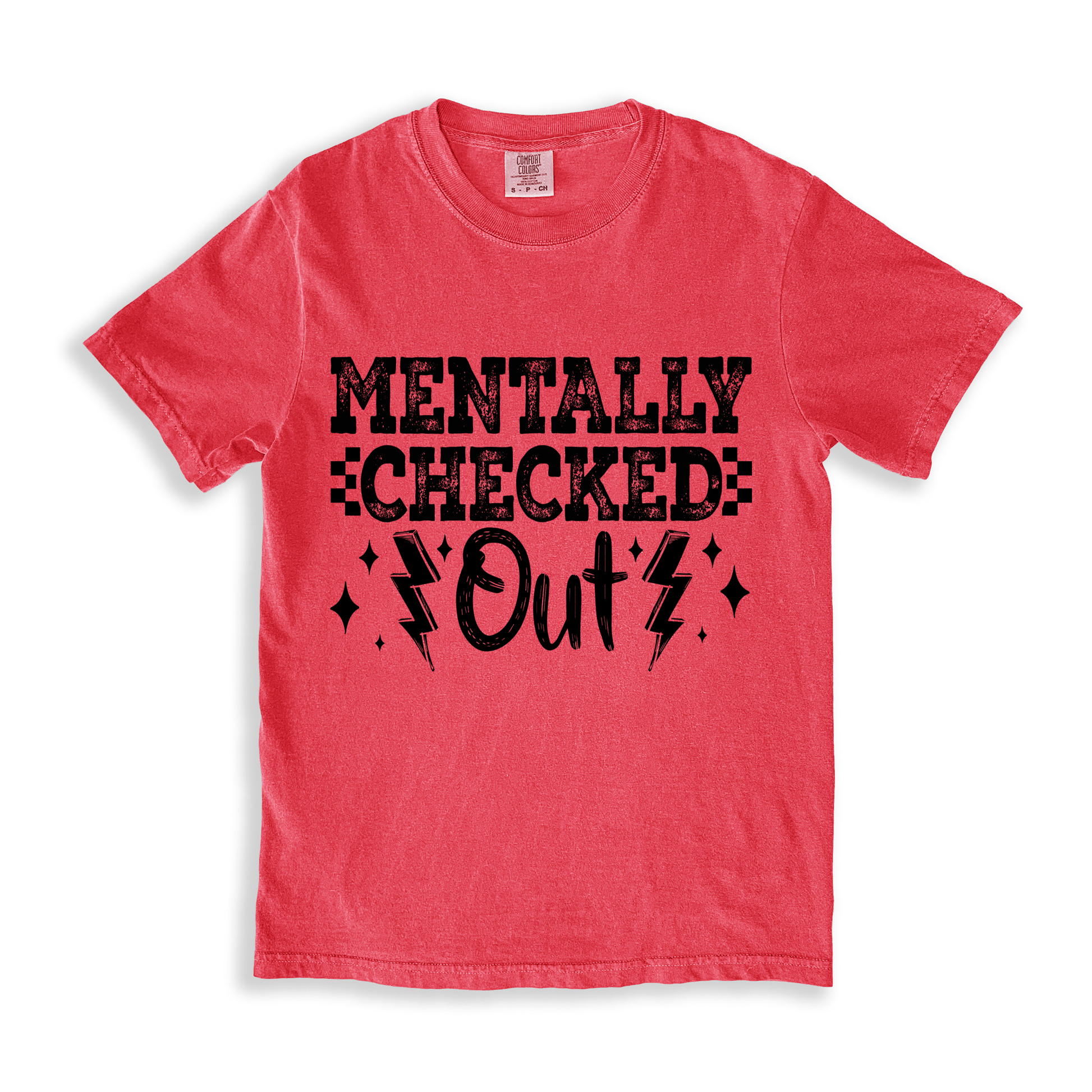 Mentally Checked Out T-shirt - Watermelon