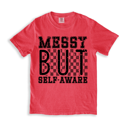 Messy But Self-aware T-shirt - Watermelon