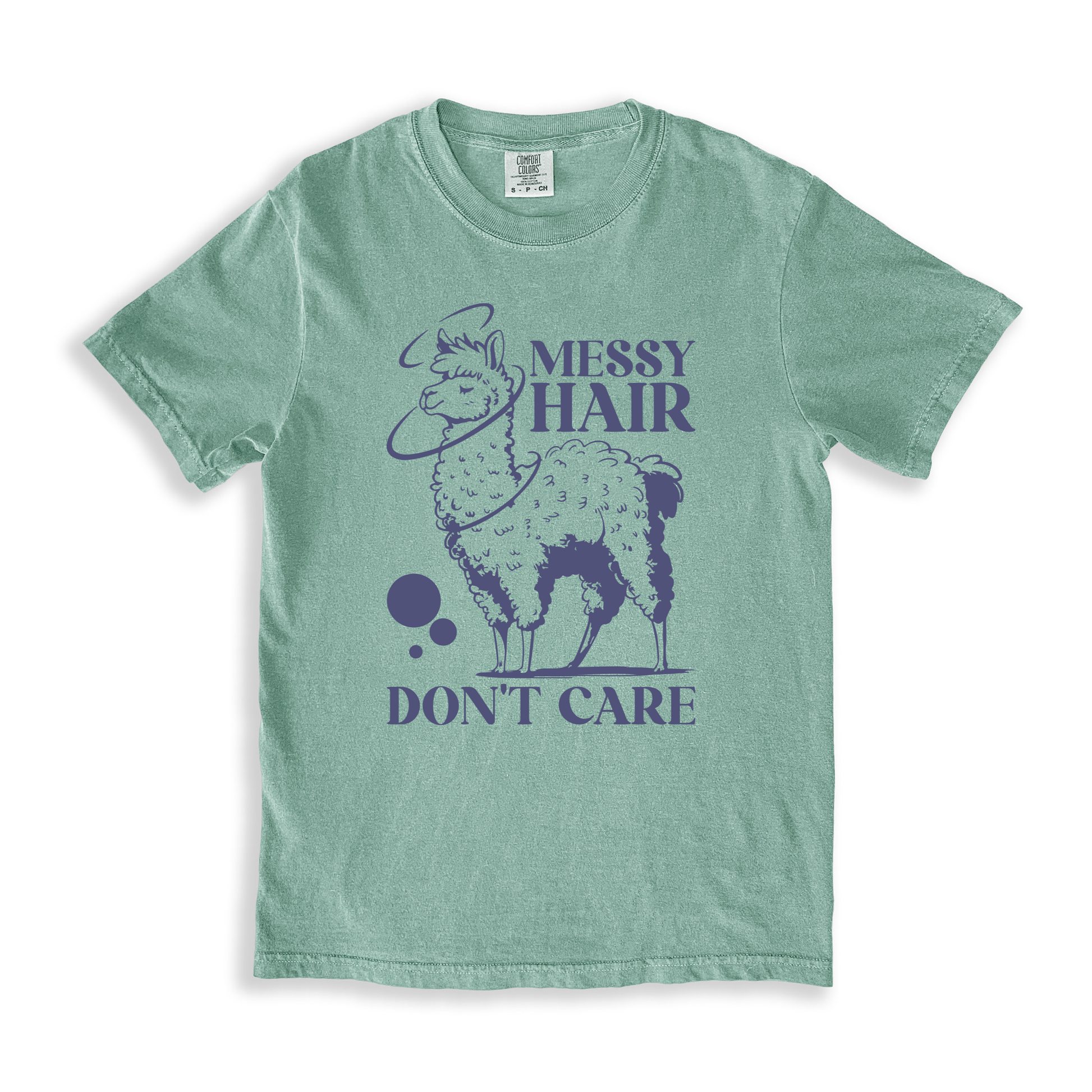 Messy Hair Don't Care 1 T-shirt - Bay