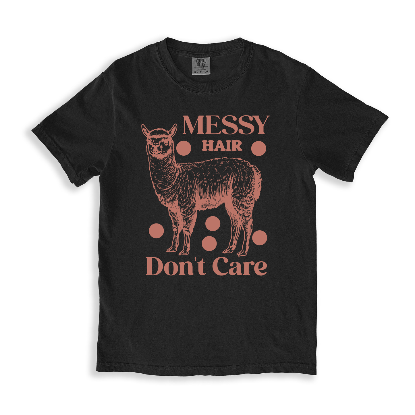 Messy Hair Don_t Care 2 T-shirt