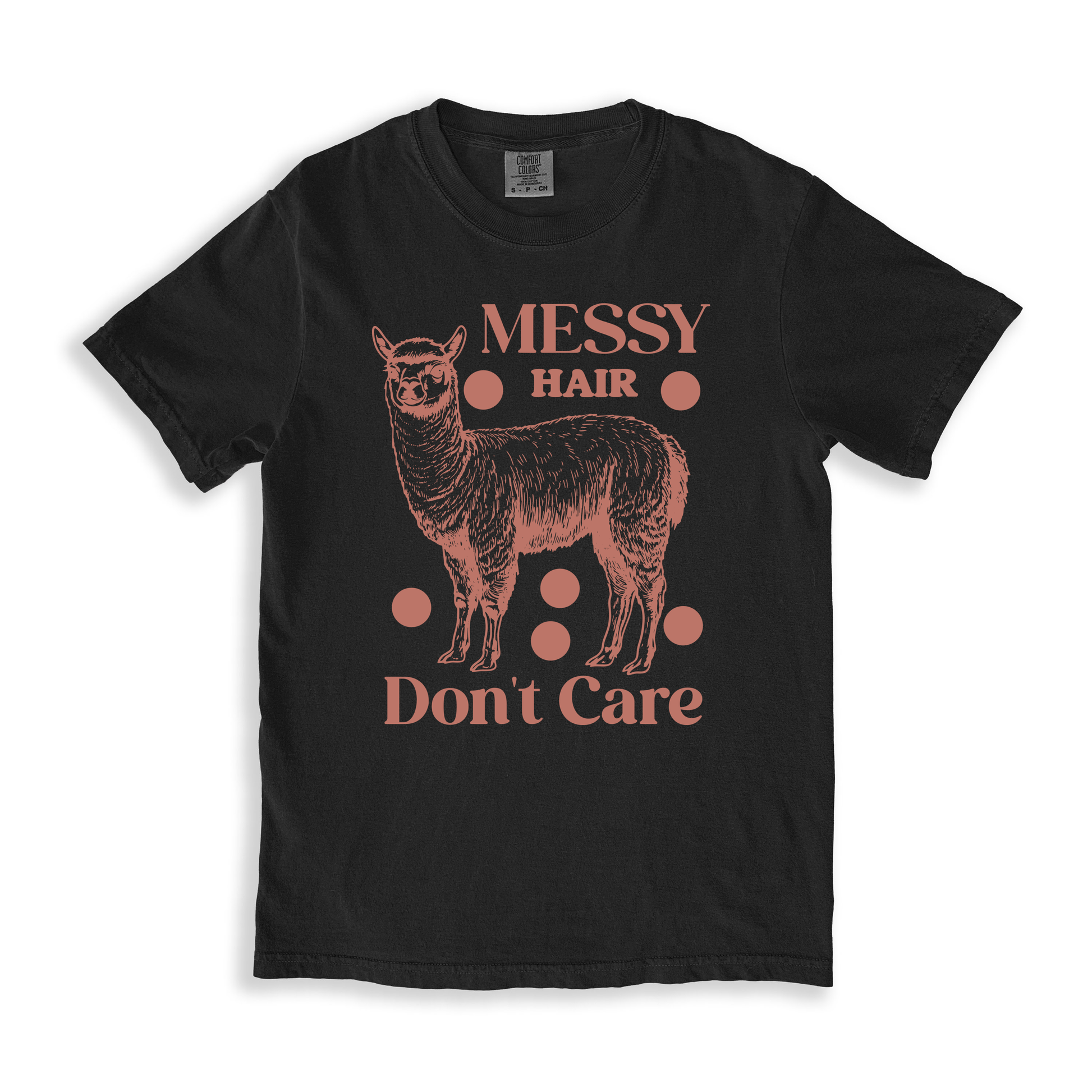 Messy Hair Don_t Care 2 T-shirt