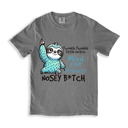 Mind Your Business T-shirt - Grey
