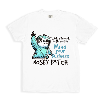 Mind Your Business T-shirt - White