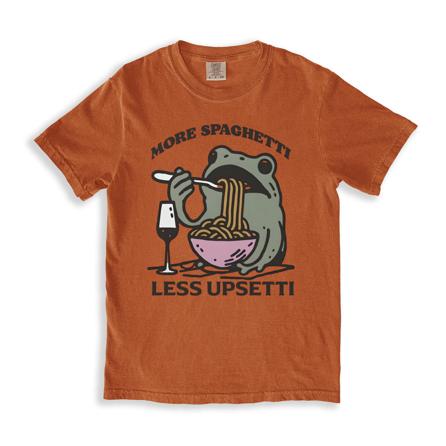More Spaghetti Less Upsetti T-shirt - Yam