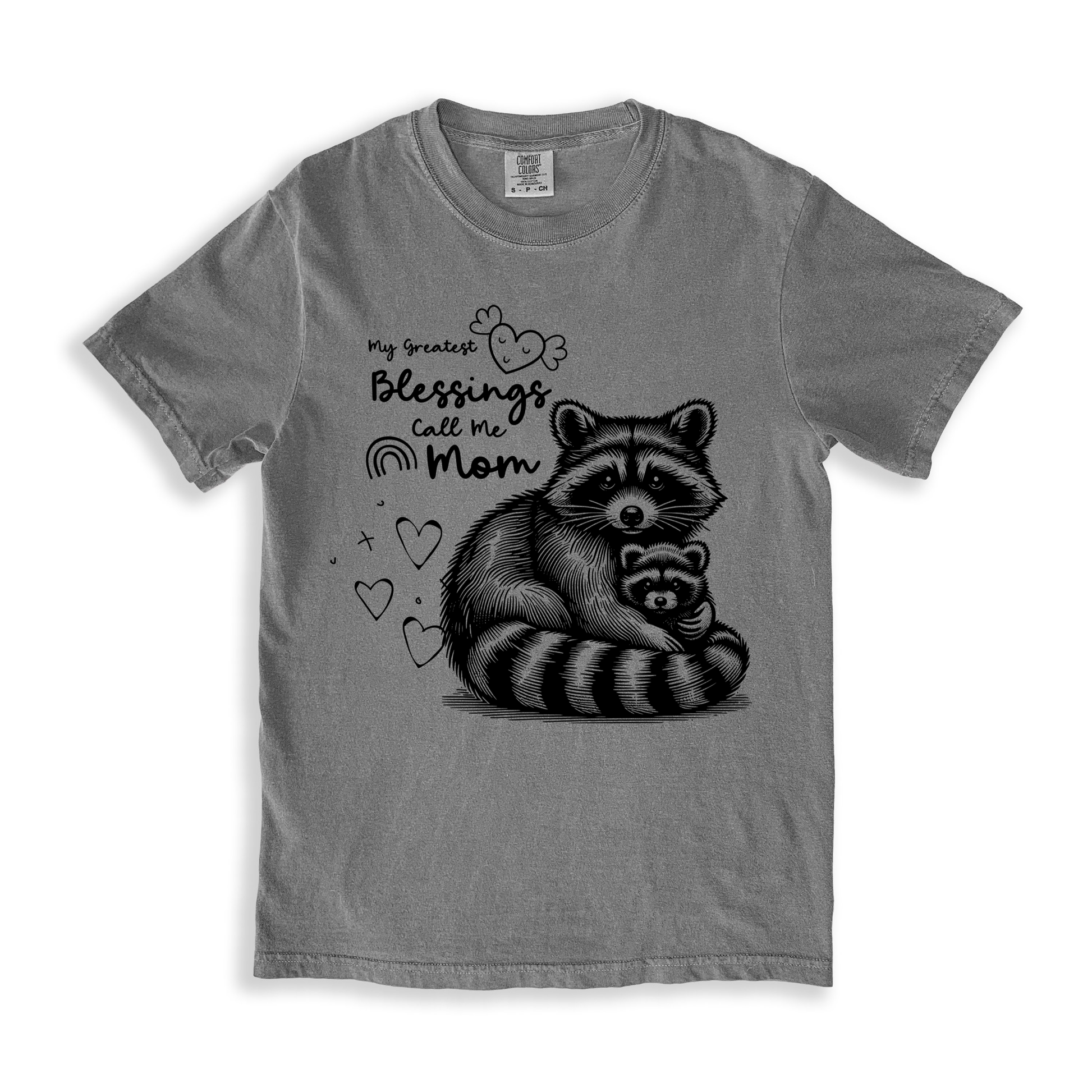 My Greatest Blessings Call Me Mom T-shirt - Grey