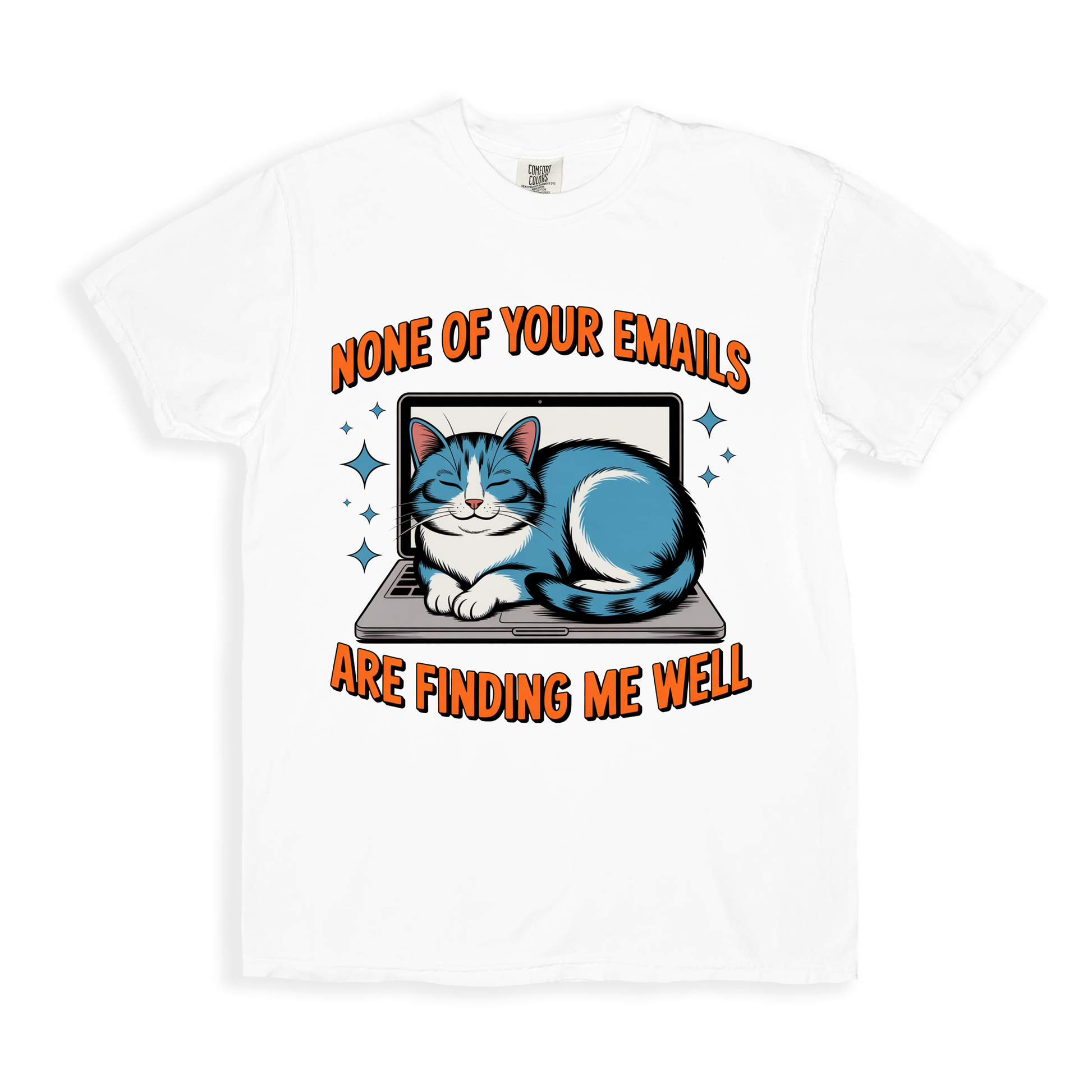 None Of Your Emails Are Finding Me Well T-shirt - White