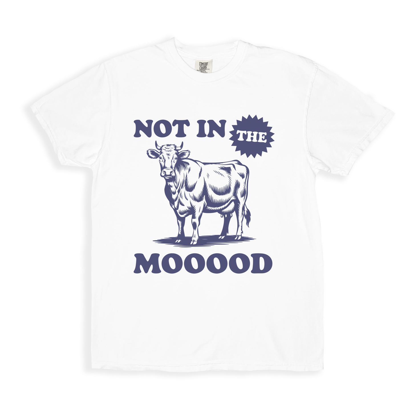 Not In The Moood T-shirt - White