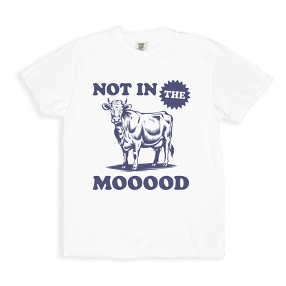 Not In The Moood T-shirt - White