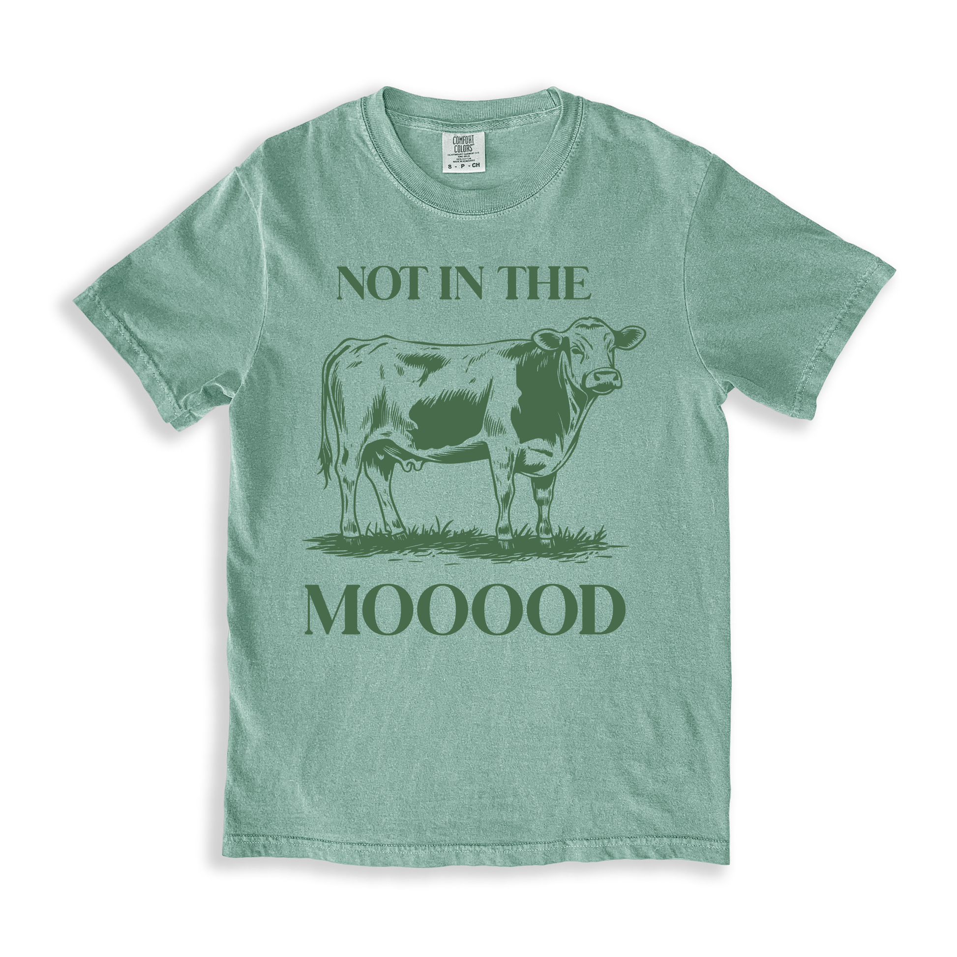 Not In The Mooood 2 T-shirt - Bay