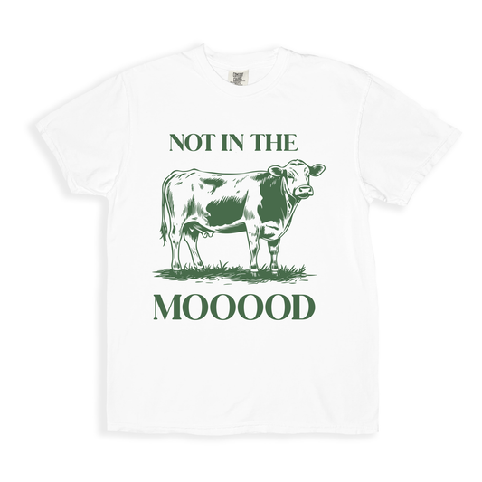 Not In The Mooood 2 T-shirt - White