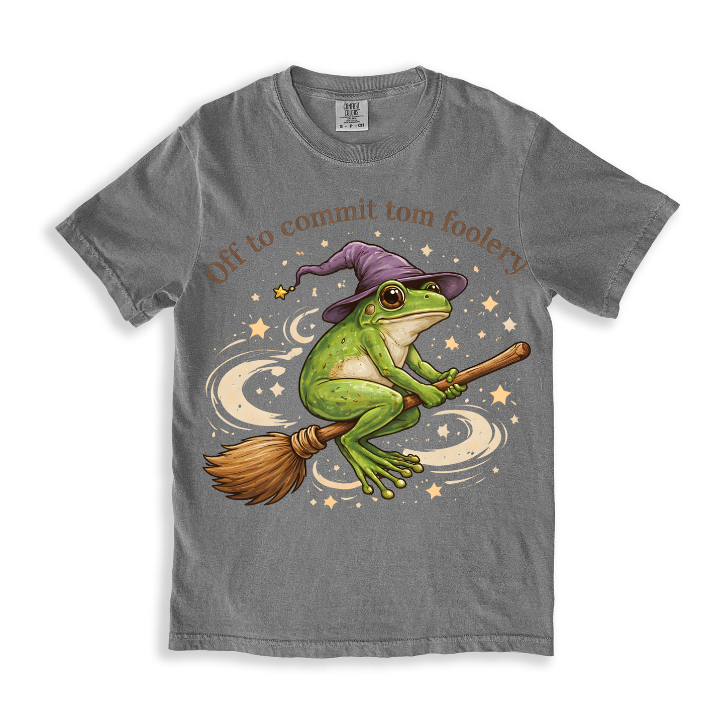 Off To Commit Tom Foolery T-shirt - Grey