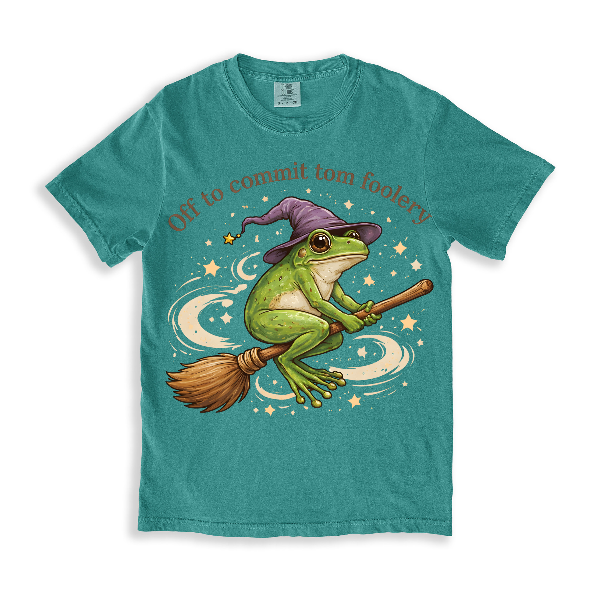 Off To Commit Tom Foolery T-shirt - SeaFoam