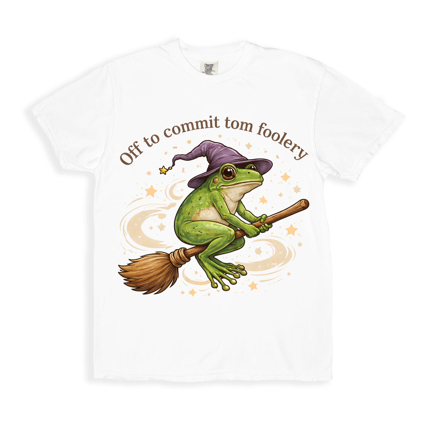 Off To Commit Tom Foolery T-shirt - White