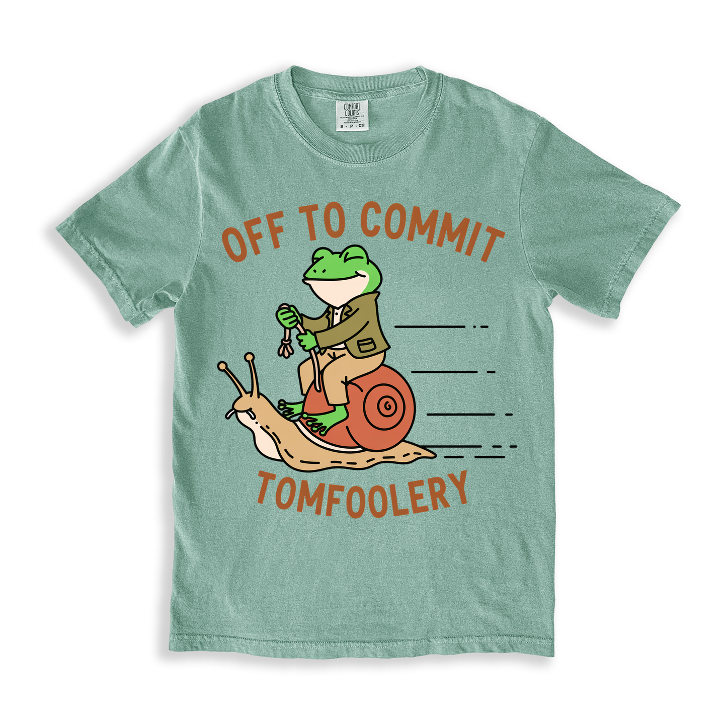 Off To Commit Tomfoolery T-shirt - Bay