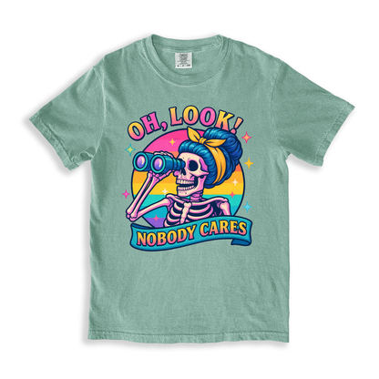 Oh, Look! Nobody Cares T-shirt - Bay