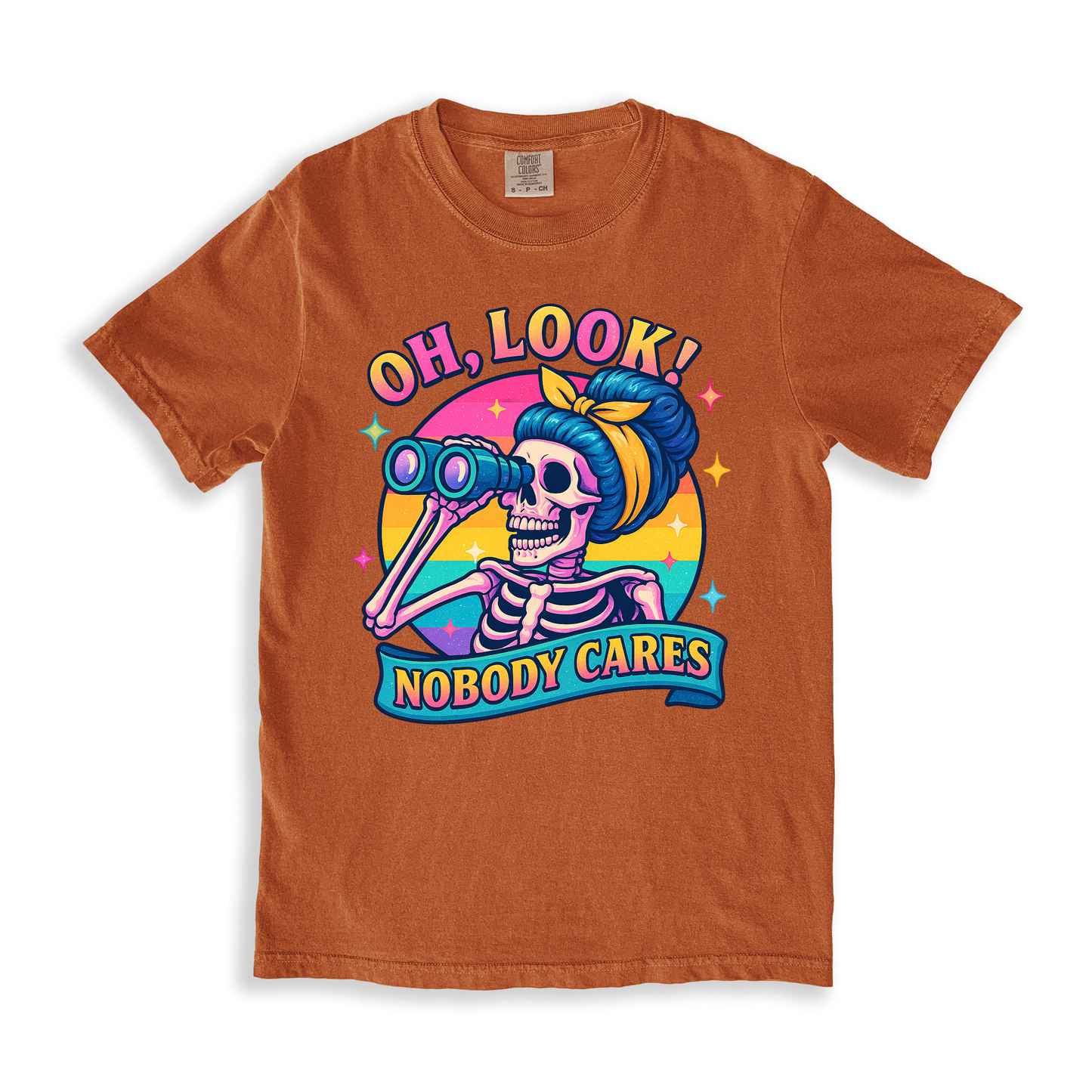 Oh, Look! Nobody Cares T-shirt - Yam