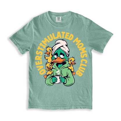 Overstimulated Moms Club T-shirt - Bay