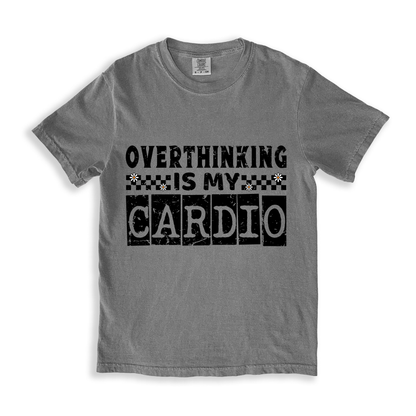 Overthinking Is My Cardio T-shirt - Grey