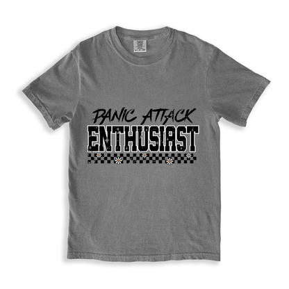Panic Attack Enthusiast T-shirt - Grey
