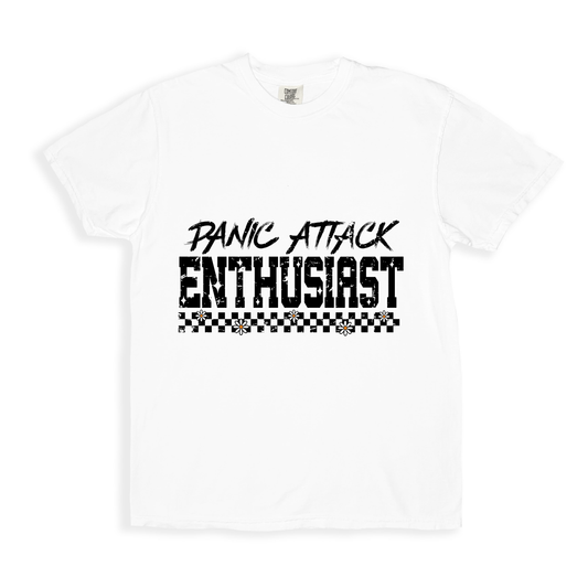 Panic Attack Enthusiast T-shirt - White
