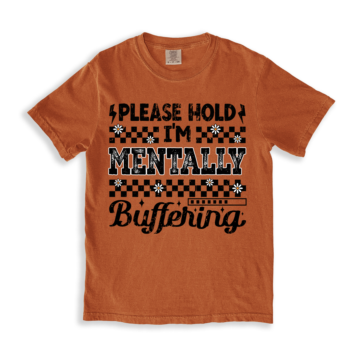 Please Hold I_m Mentally Buffering T-shirt - Yam