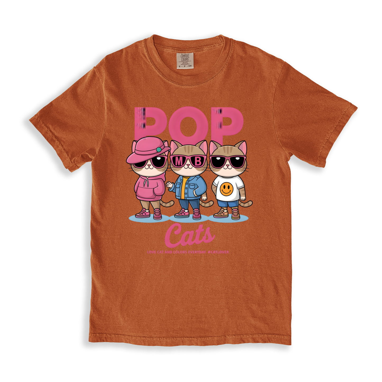 Pop Cats T-shirt - Yam