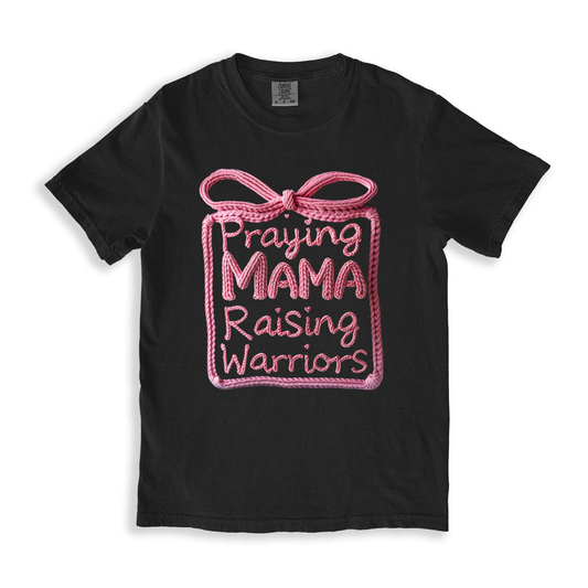 Praying Mama Raising Warriors T-shirt