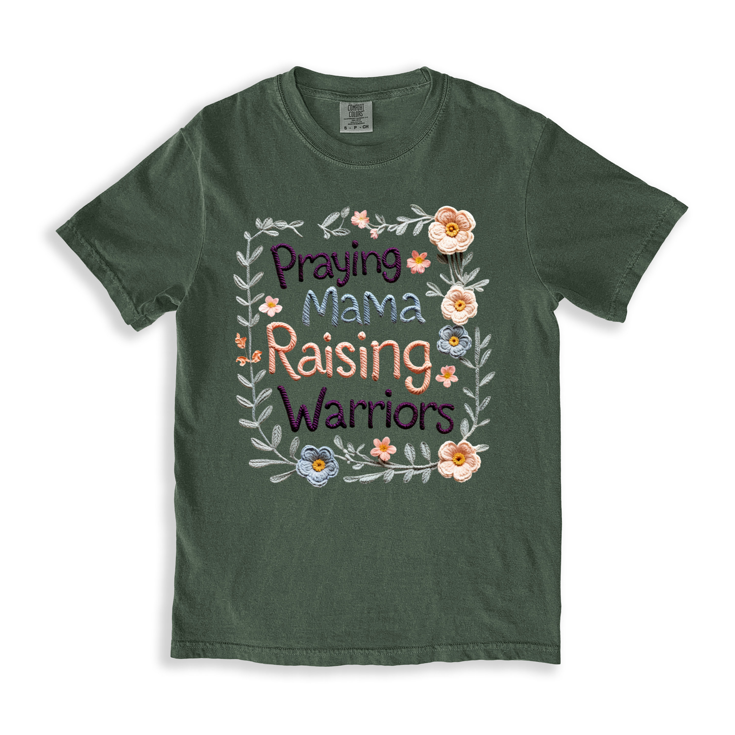 Praying Mama Rasing Warriors T-shirt