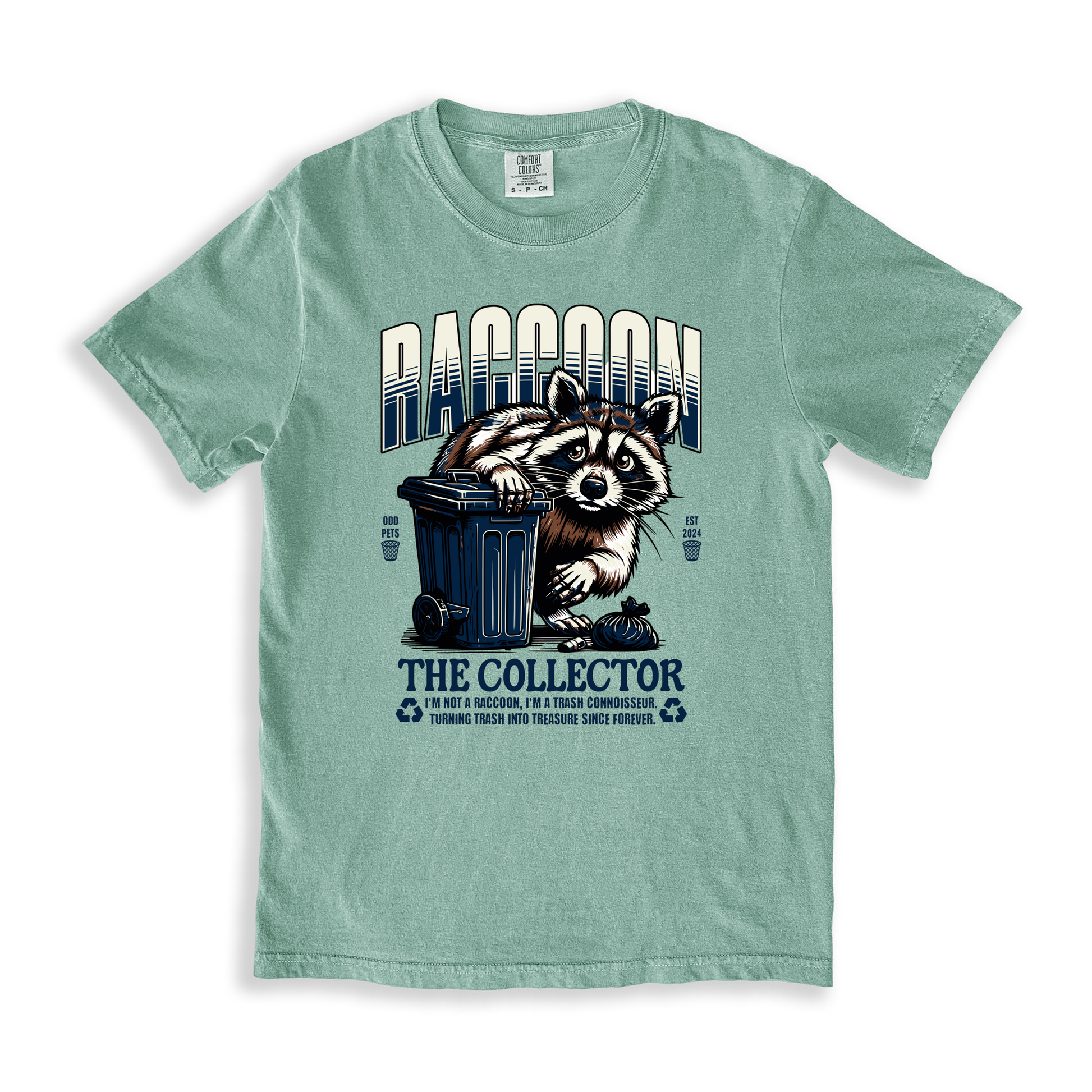 Raccoon The Collector T-shirt - Bay