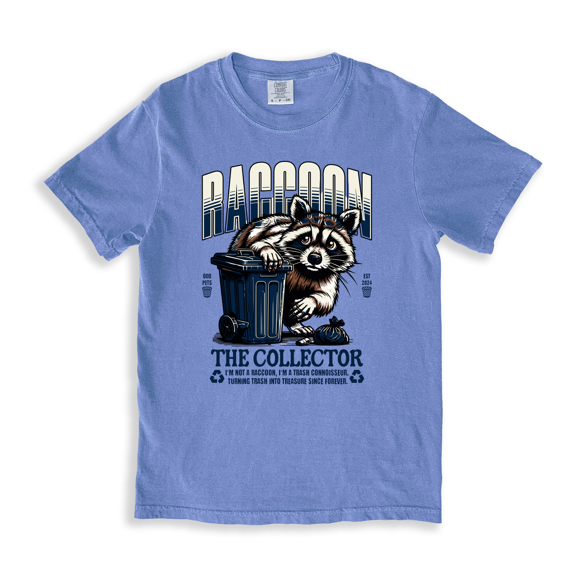 Raccoon The Collector T-shirt - BlueJean