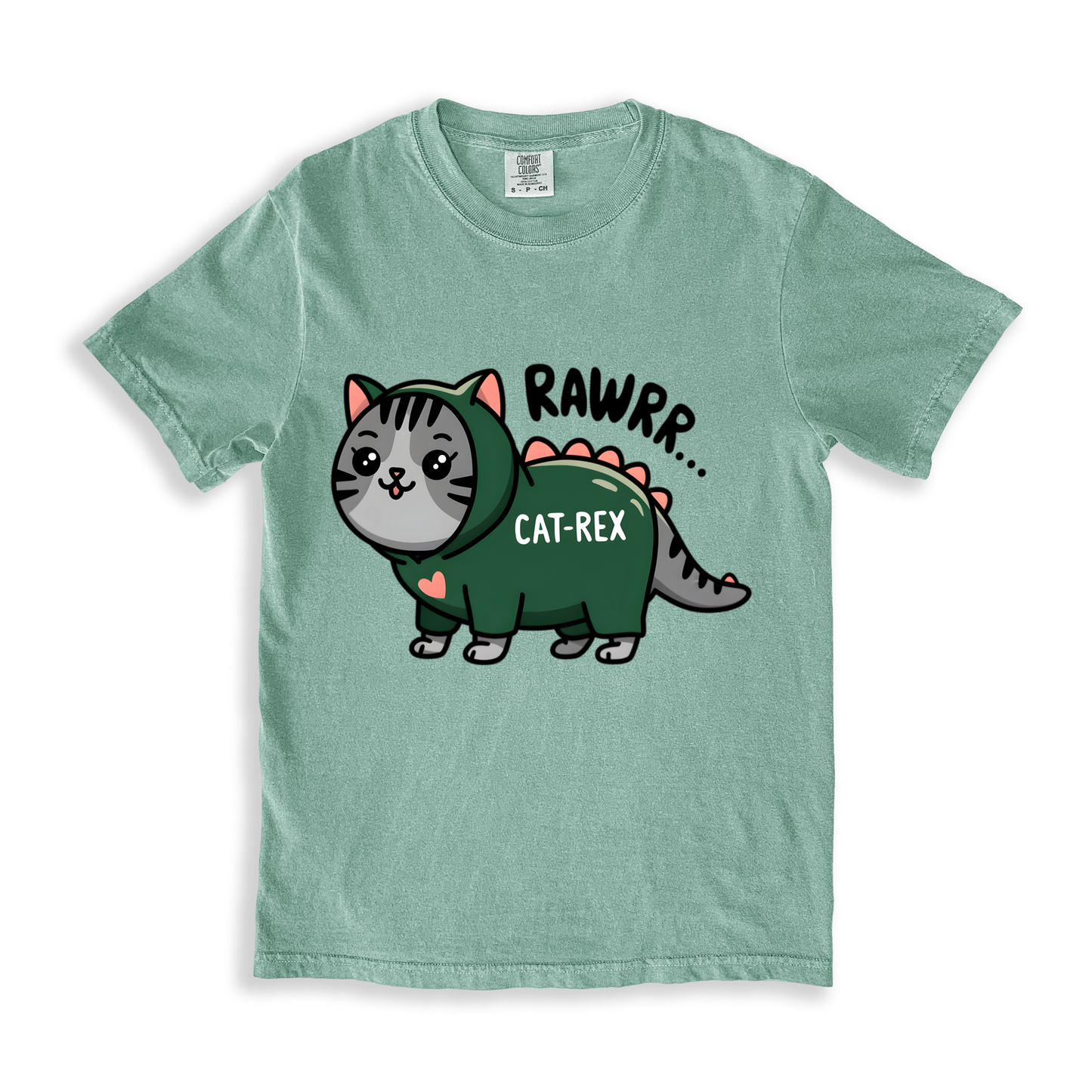 Rawrr...cat Rex T-shirt - Bay