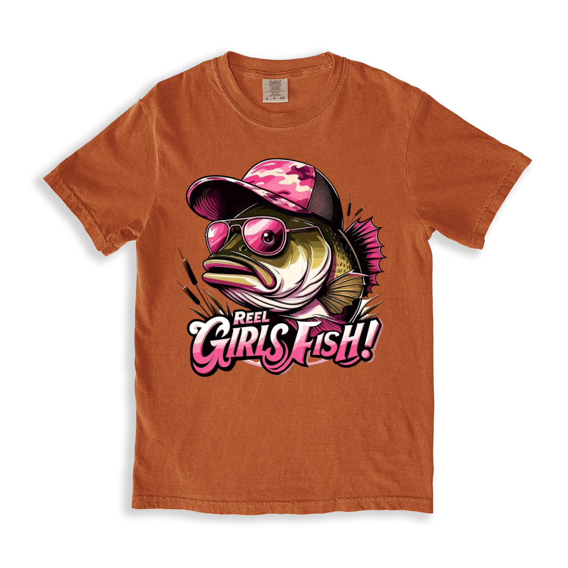 Reel Girls Fish T-shirt - Yam