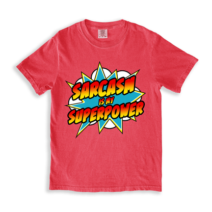 Sarcasm Is My Superpower T-shirt - Watermelon