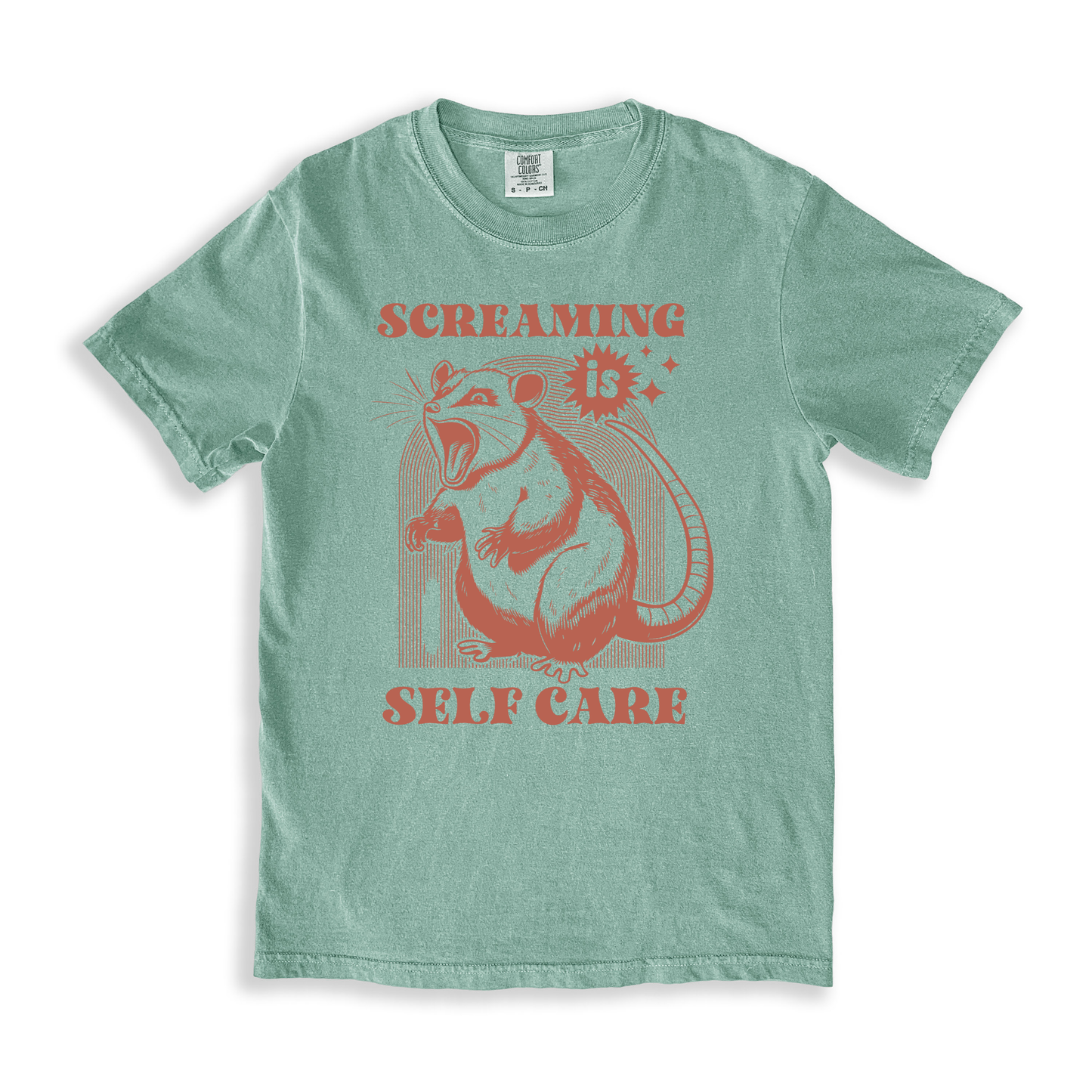 Screaming Is Self-care T-shirt - Bay
