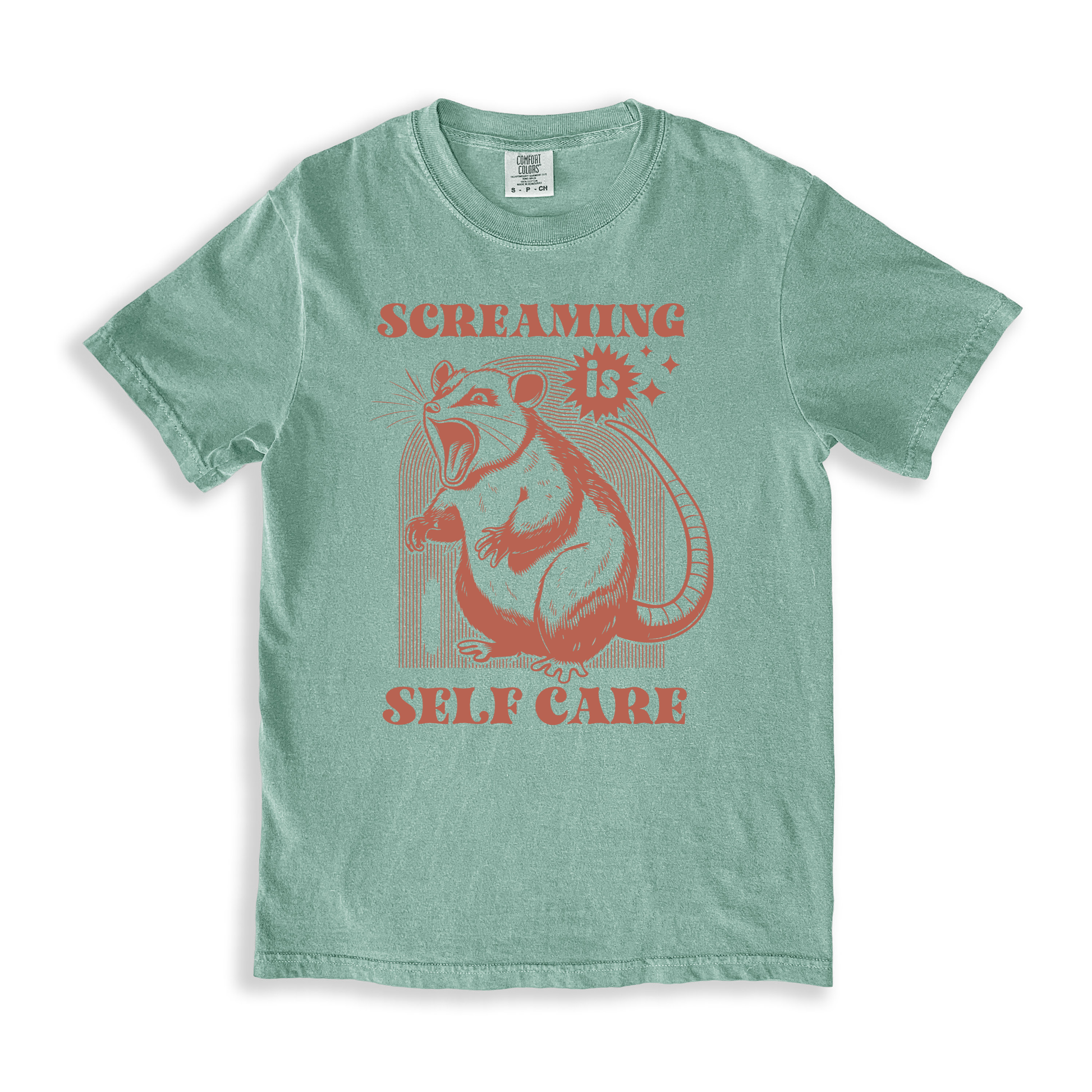 Screaming Is Self-care T-shirt - Bay