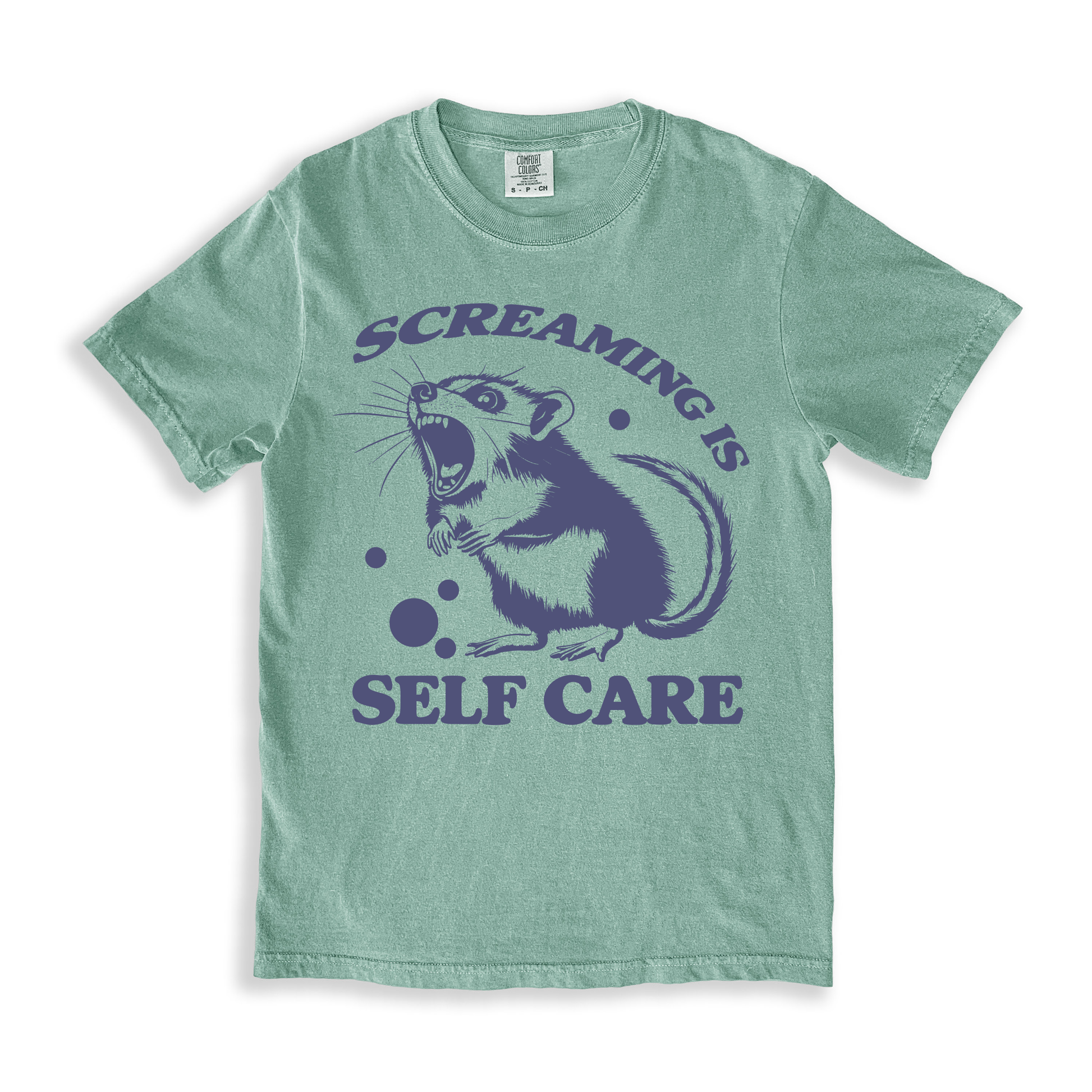 Screaming Is Self Care 2 T-shirt - Bay