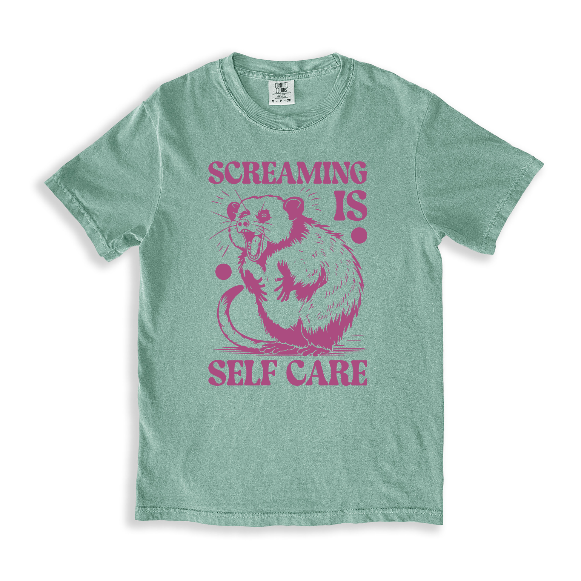 Screaming Is Self Care T-shirt - Bay