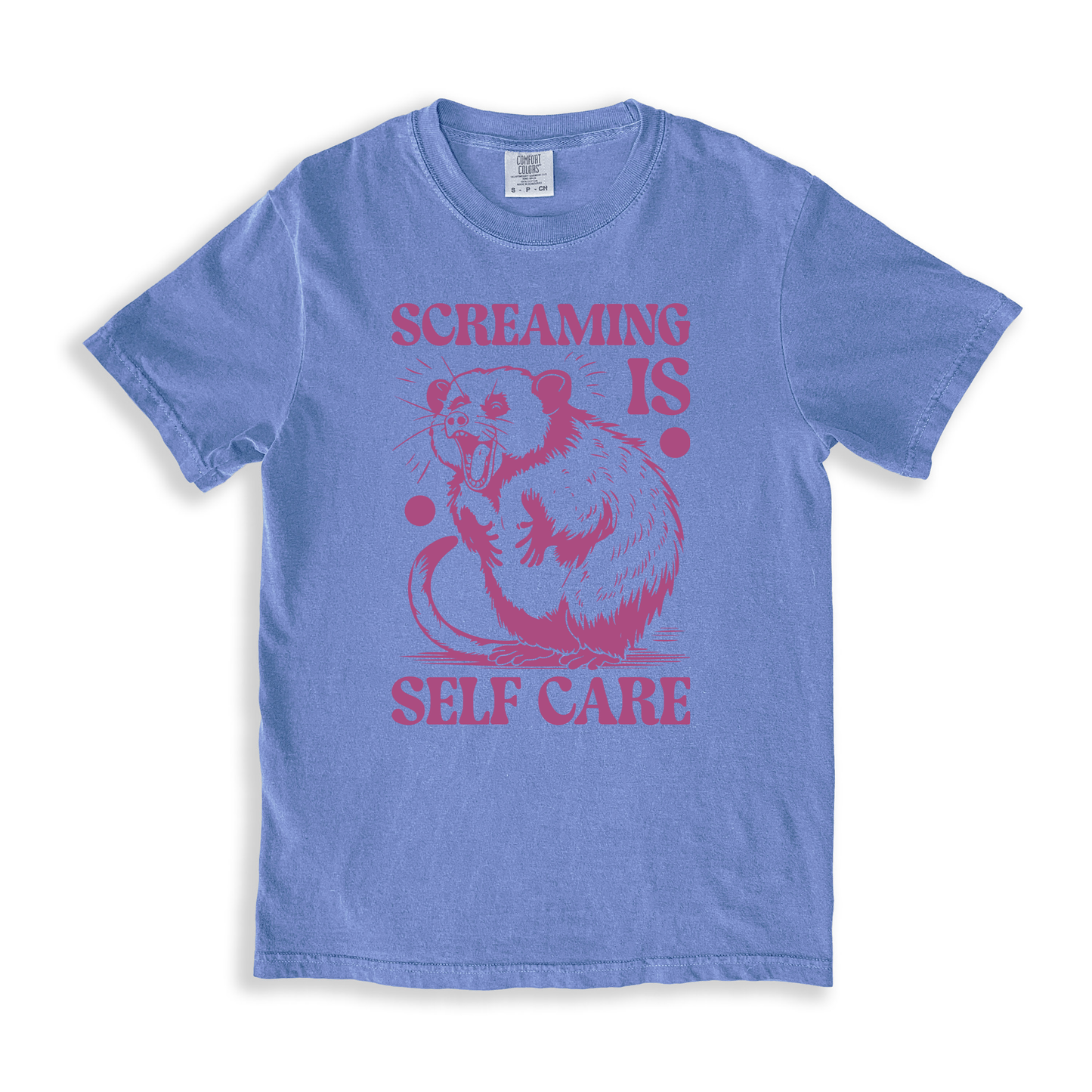 Screaming Is Self Care T-shirt - BlueJean
