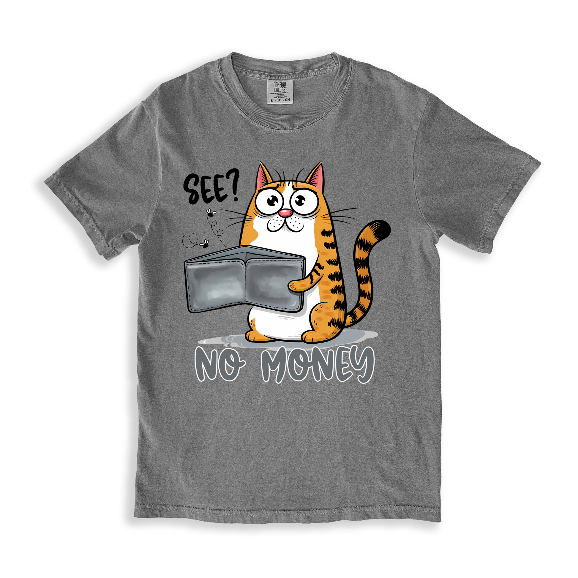 See_ No Money T-shirt - Grey