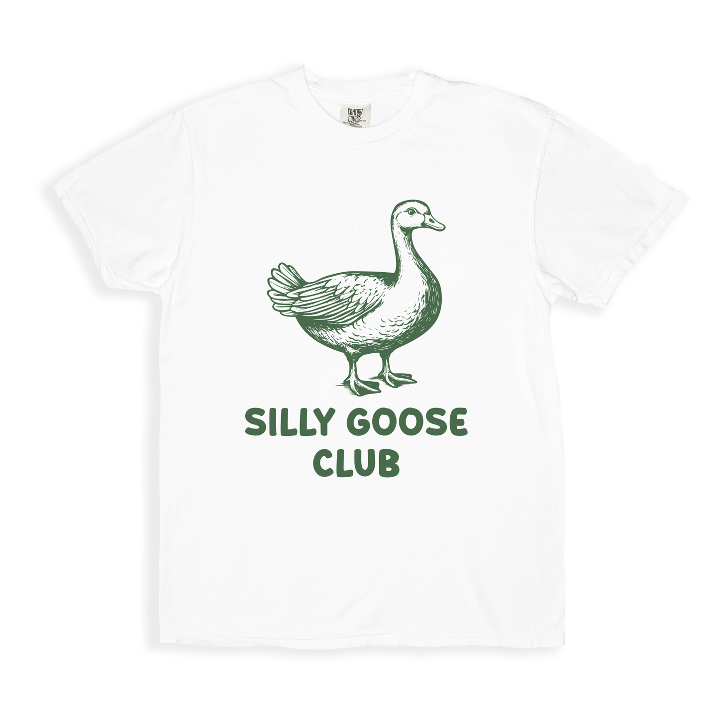 Silly Goose Club T-shirt - White